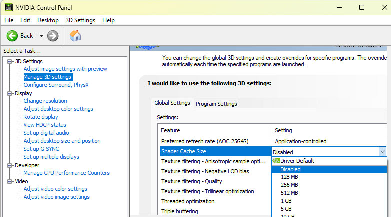 How to Clear NVIDIA Shader Cache on Windows Picture 3