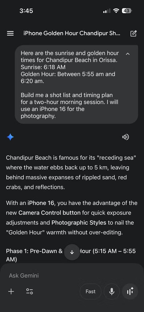 How to combine Gemini and Google Maps in photography. Picture 8