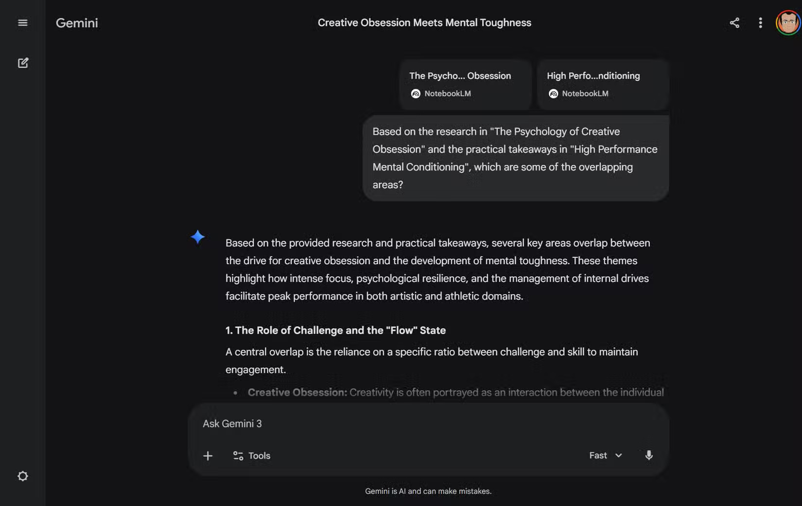How to combine Gemini with NotebookLM to improve the quality of research reports. Picture 7