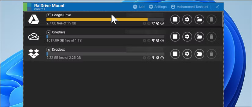 How to Combine Multiple Free Cloud Accounts for Huge Storage Space Picture 4