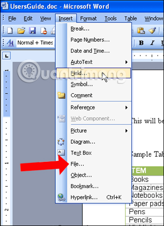 How to combine multiple Word files into a single file - Features available on Word Picture 12