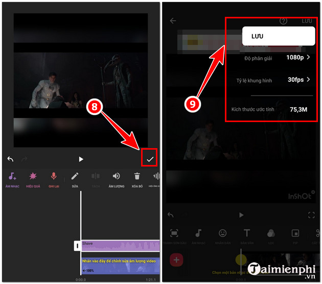 How to combine music into videos on InShot is extremely simple Picture 4