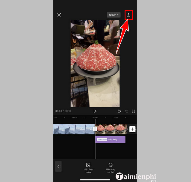 How to combine videos on Capcut, combine 2 videos into 1 extremely quickly and simply Picture 5