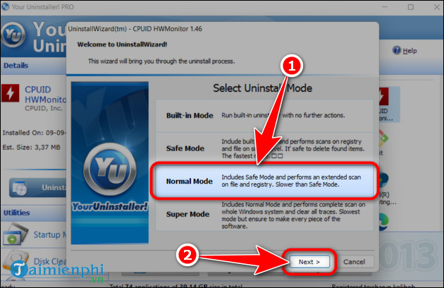 Picture 4 of How to completely remove applications from your computer using Your Uninstaller