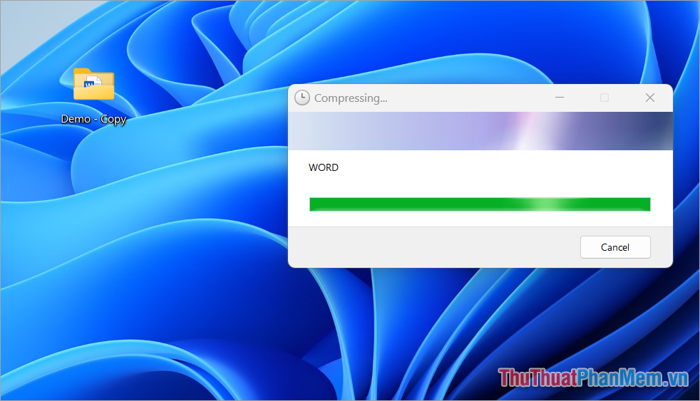How to compress a folder into a Zip file Picture 3