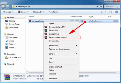How to compress and decompress files with WinRAR on your computer Picture 23