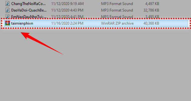 How to compress MP3 files with WinZip on your computer Picture 4