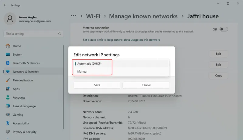 How to configure TCP/IP settings in Windows Picture 8