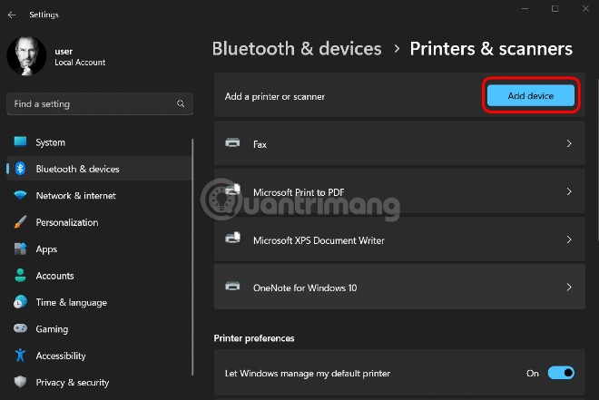 How to connect a printer via WiFi, install a printer via WiFi on Windows 10/11 Picture 7