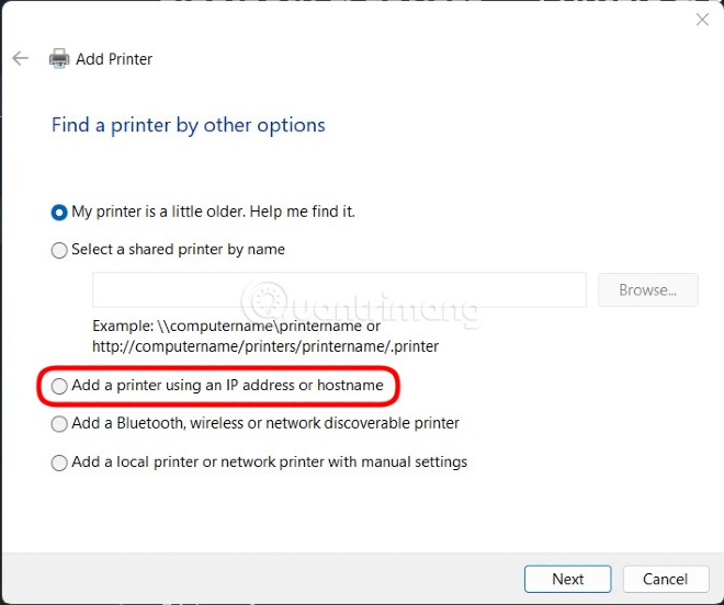 How to connect a printer via WiFi, install a printer via WiFi on Windows 10/11 Picture 9