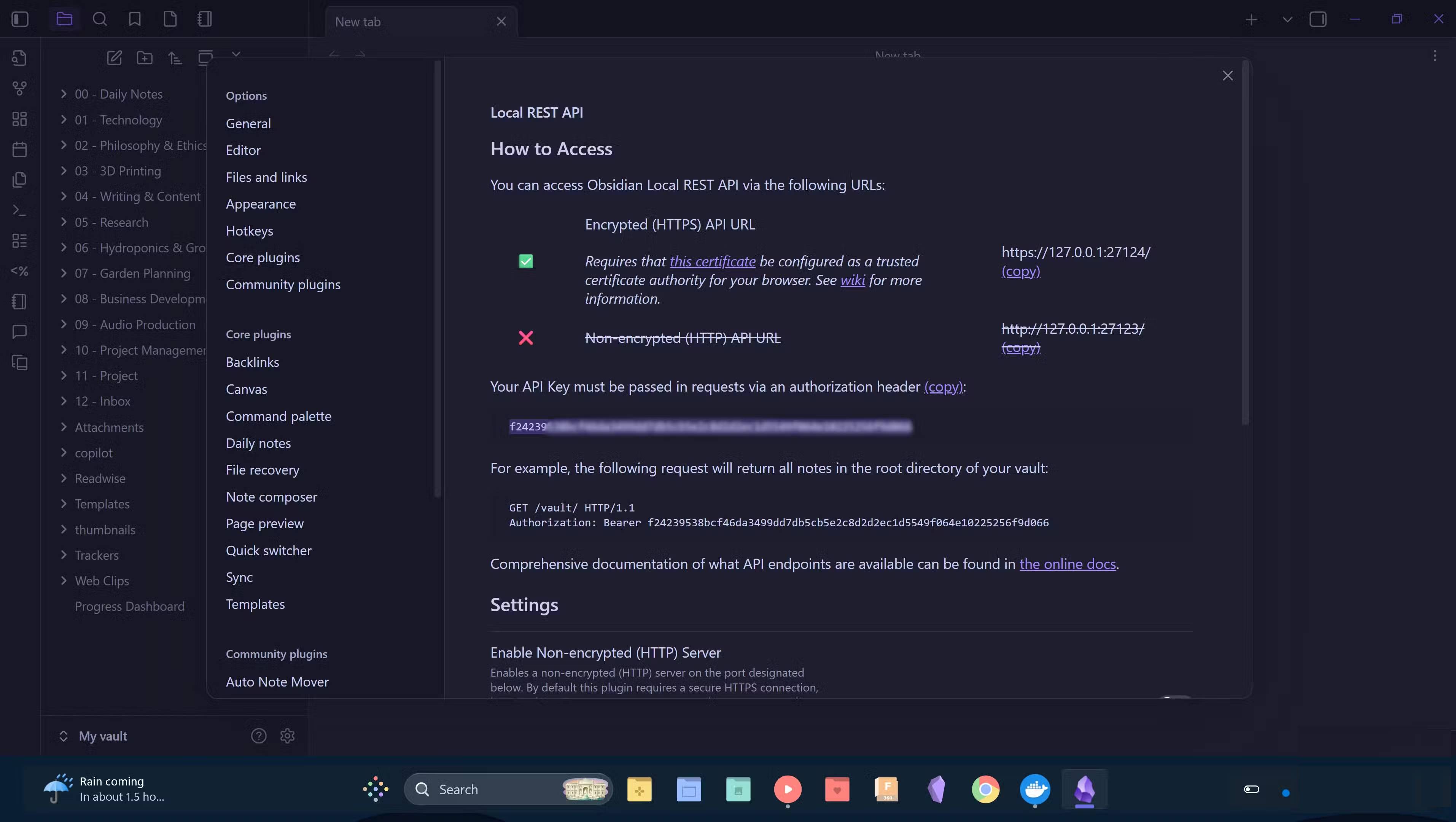 How to connect a local AI model to Obsidian using MCP Picture 9