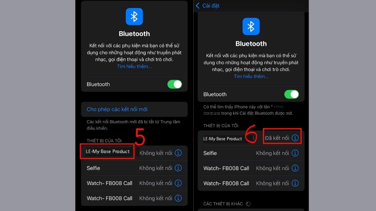Picture 3 of How to connect Bose Bluetooth headphones to your phone or computer.