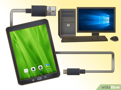 How to Connect Tablet to Computer Picture 1