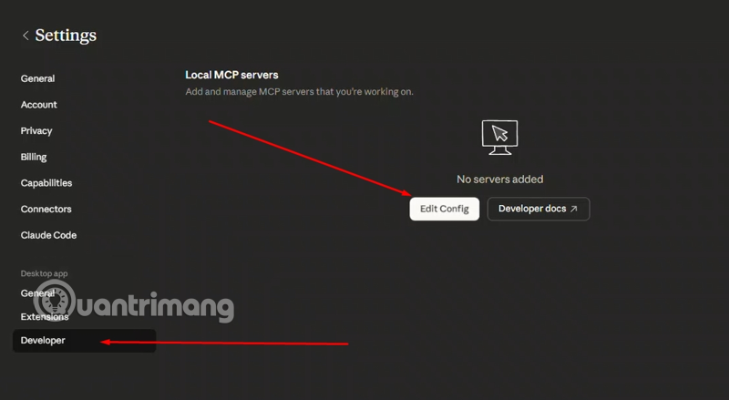 Picture 2 of How to connect an MCP Server Filesystem to Claude Desktop