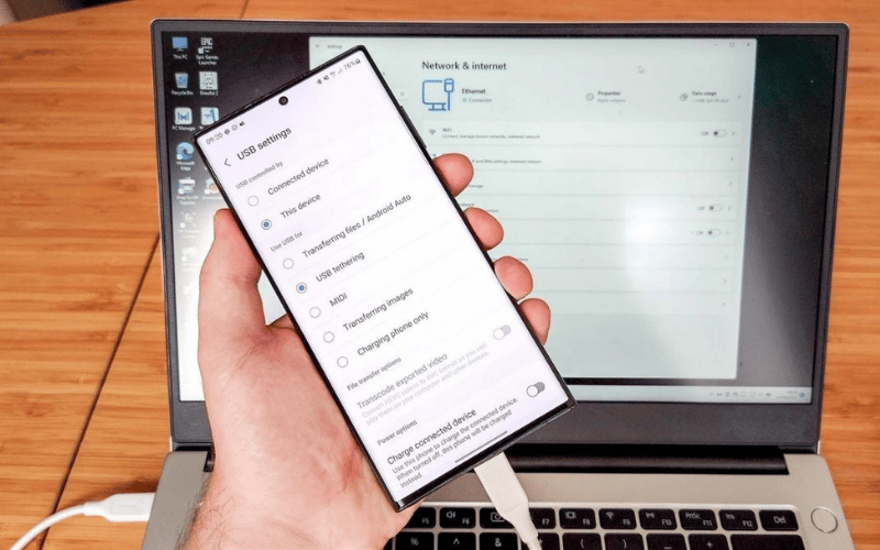images 1 of How to connect your phone to your laptop quickly and easily.