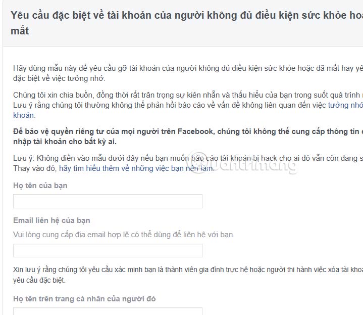 How to contact Facebook account support Picture 5