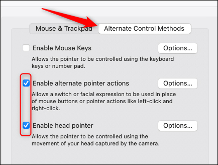 Picture 5 of How to control your Mac using head and face gestures.