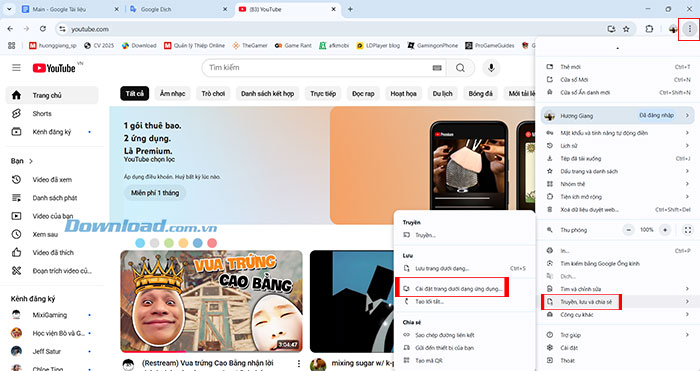 How to convert a website into an app on a computer. Picture 1