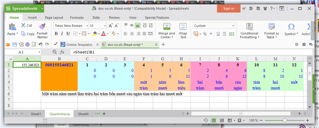 How to convert money amounts to words in Excel, no add-in needed, supports both 32-bit and 64-bit Excel Picture 2