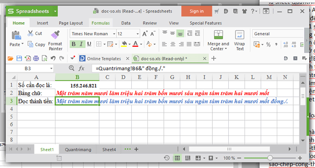 How to convert money amounts to words in Excel, no add-in needed, supports both 32-bit and 64-bit Excel Picture 4