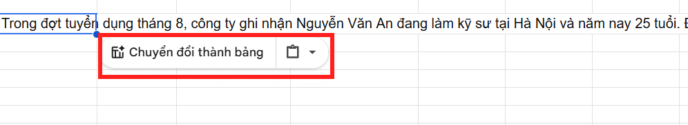 How to convert content into a Google Sheets table in a flash. Picture 10