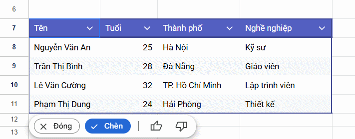 How to convert content into a Google Sheets table in a flash. Picture 9