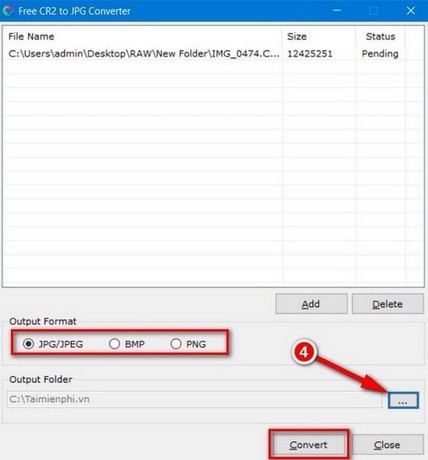 Picture 16 of How to convert CR2 images to JPEG using software or online.
