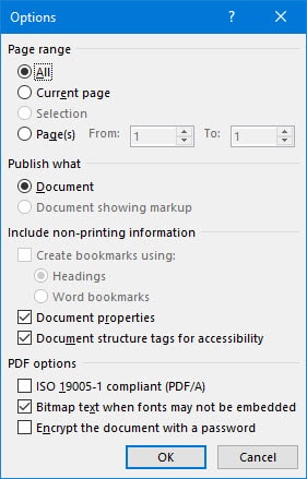 Picture 6 of How to convert Doc and Docx files to PDF in Word 2016