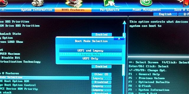 How to convert from Legacy to UEFI in BIOS Picture 3