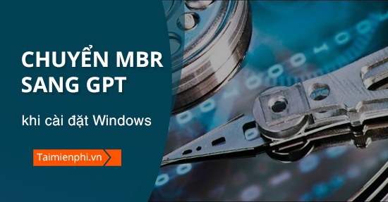 Picture 1 of How to convert MBR to GPT when installing Windows