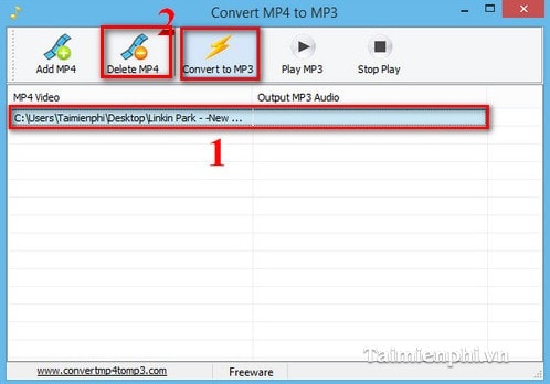 How to convert MP4 to MP3, the best software to convert MP4 to MP3 files Picture 3