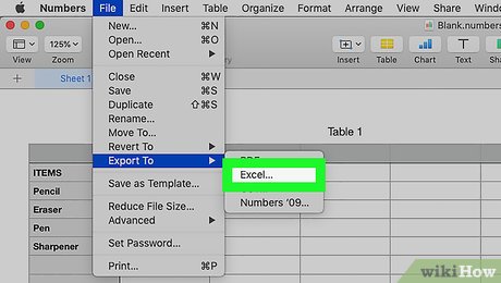 How to Convert .numbers to .xls format Picture 11