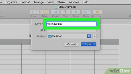 How to Convert .numbers to .xls format Picture 13