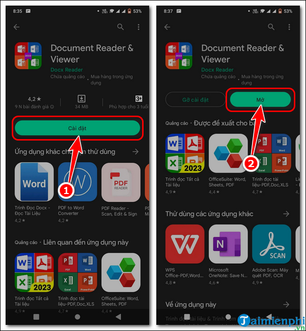 Picture 2 of How to convert PDF to Word using Document Viewer on your phone.