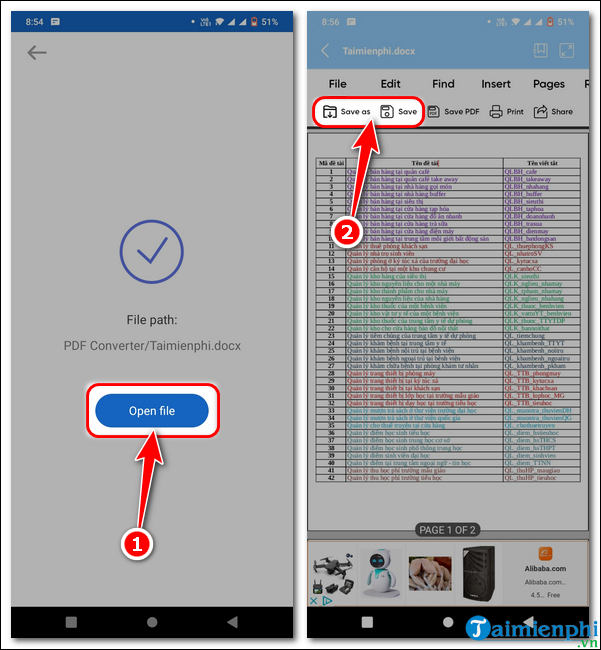 Picture 5 of How to convert PDF to Word using Document Viewer on your phone.