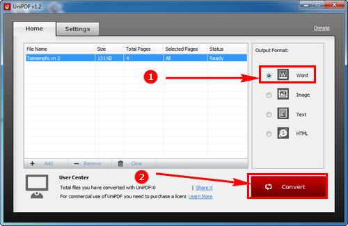 Picture 11 of How to convert PDF to Word using Foxit Reader and UniPDF