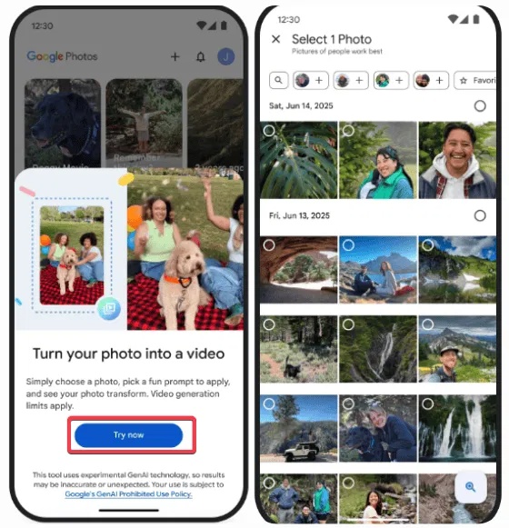 How to Convert Photos to Videos Using Google Photos AI Picture 1