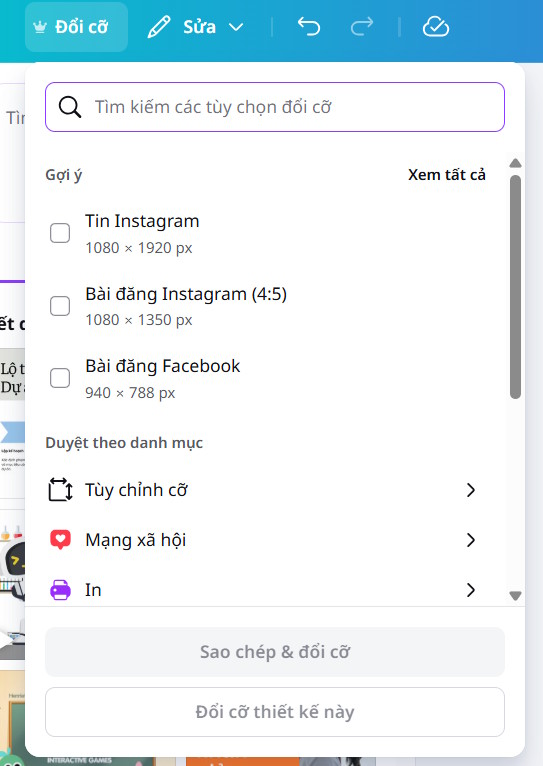 How do I convert between different design formats in Canva? Picture 2