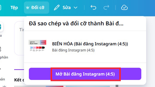 How do I convert between different design formats in Canva? Picture 5