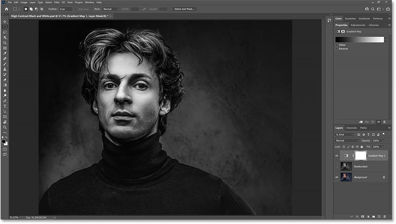 How to Convert to High Contrast Black and White Photos Instantly in Photoshop Picture 18