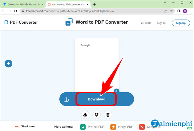 Picture 14 of How to convert Word to PDF online completely free