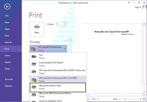 How to Convert Word to PDF Online, Free Picture 11