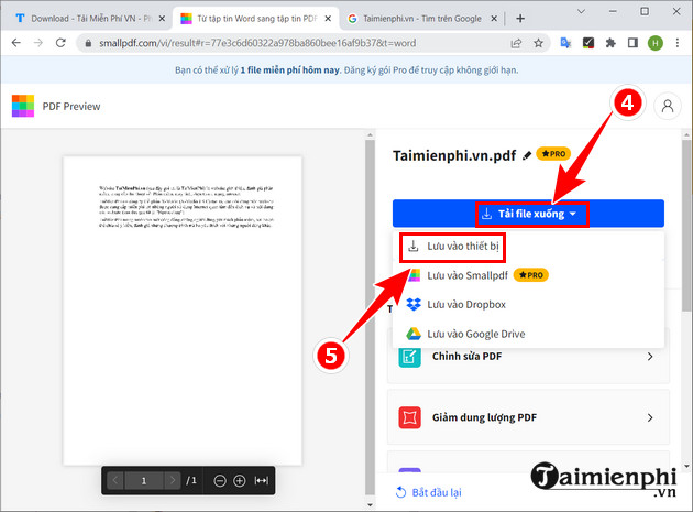 How to Convert Word to PDF Online, Free Picture 4