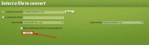 How to convert XLSX file to XLS to open on Excel 2003 Picture 4