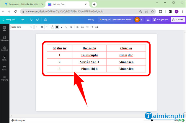 Picture 7 of How to copy a table from Word to Canva while preserving formatting.