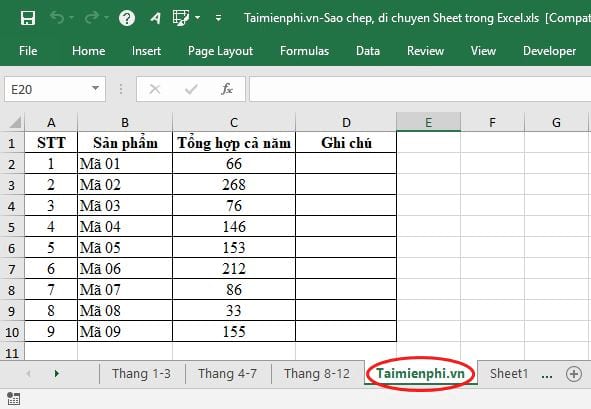 How to copy and move Sheets in Excel simply and easily Picture 3