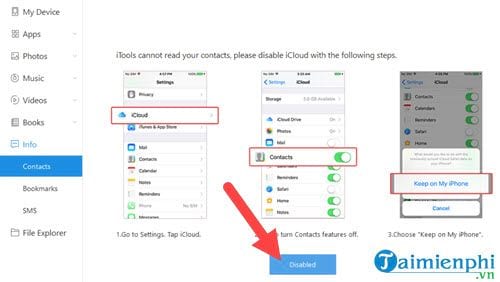 How to copy contacts from iPhone to sim successfully using iTools Picture 7