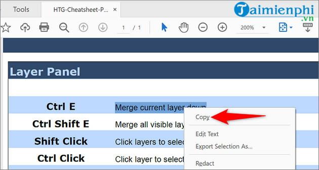 Picture 8 of How to copy the content of a PDF file, how to copy the content of a PDF file to Word.