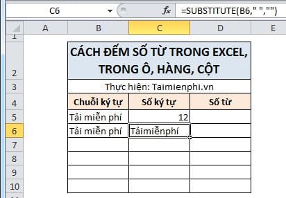 images 2 of How to count words in Excel, in cells, rows, and columns.