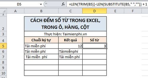 images 4 of How to count words in Excel, in cells, rows, and columns.